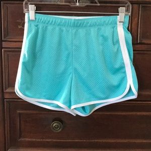 Justice girls shorts turquoise